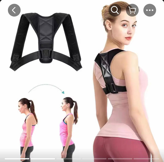 Correcteur de posture réglable – Soulage les douleurs et soutient le dos